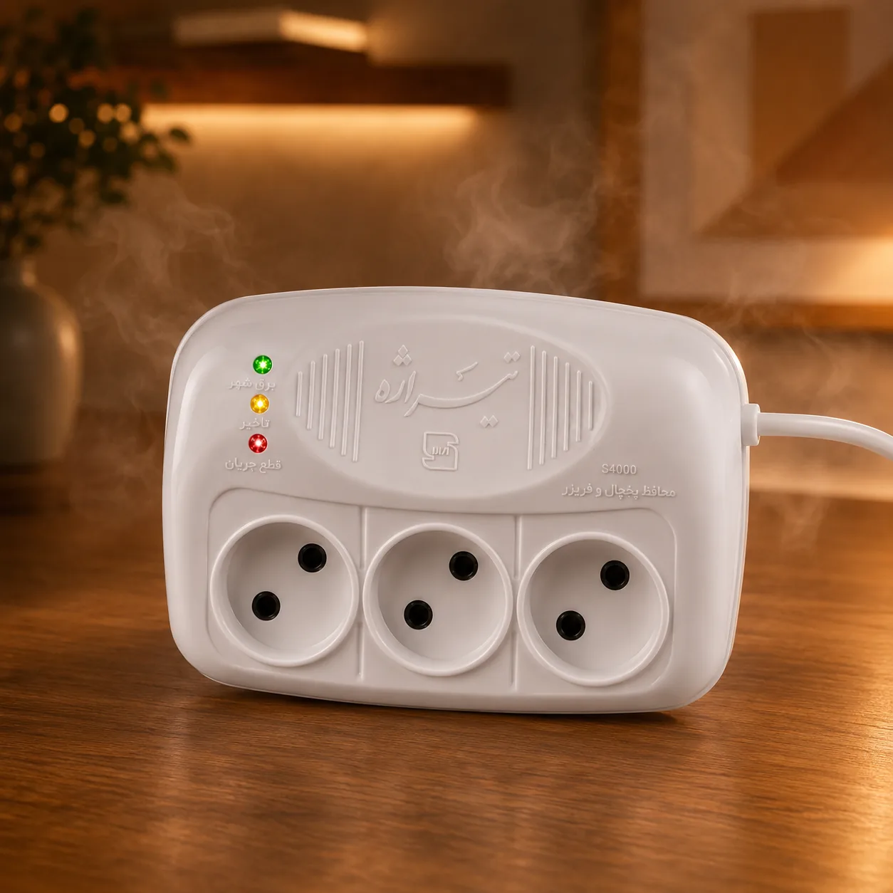 محافظ یخچال و فریزر سه‌خانه ارت‌دار تیراژه مدل S4000